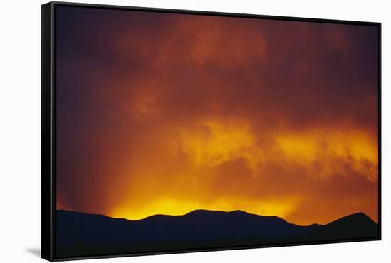 Sunset-DLILLC-Framed Stretched Canvas