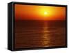 Sunset-WizData-Framed Stretched Canvas