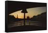 Sunset-Sebastien Lory-Framed Stretched Canvas