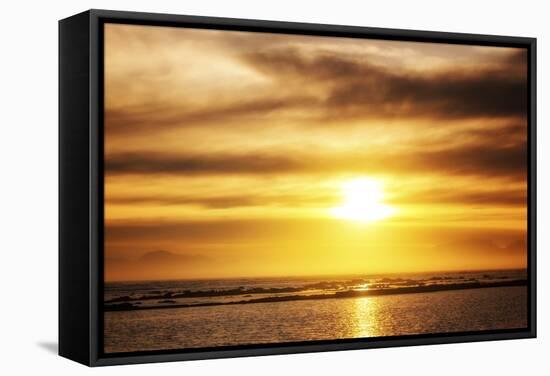 Sunset-Pixie Pics-Framed Stretched Canvas