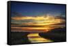 Sunset-Pixie Pics-Framed Stretched Canvas