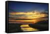 Sunset-Pixie Pics-Framed Stretched Canvas