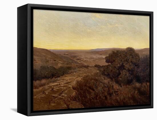 Sunset-Elmer Wachtel-Framed Stretched Canvas