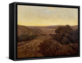 Sunset-Elmer Wachtel-Framed Stretched Canvas