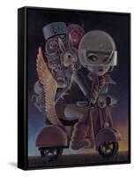 Sunset-Aaron Jasinski-Framed Stretched Canvas