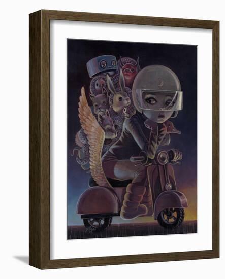 Sunset-Aaron Jasinski-Framed Art Print