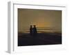 Sunset-Caspar David Friedrich-Framed Giclee Print