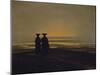 Sunset-Caspar David Friedrich-Mounted Giclee Print