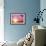 Sunset-frenta-Framed Art Print displayed on a wall