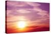 Sunset-frenta-Stretched Canvas