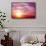 Sunset-frenta-Framed Stretched Canvas displayed on a wall