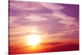 Sunset-frenta-Stretched Canvas