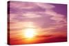 Sunset-frenta-Stretched Canvas