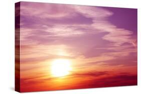 Sunset-frenta-Stretched Canvas