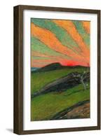 Sunset-Karl Nordstrom-Framed Giclee Print