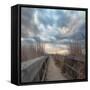 Sunset-Pat DeLuca-Framed Stretched Canvas