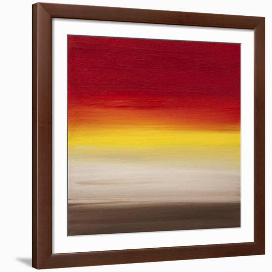 Sunsets - Canvas 1-Hilary Winfield-Framed Giclee Print