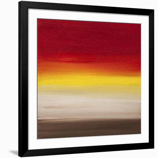 Sunsets - Canvas 1-Hilary Winfield-Framed Giclee Print