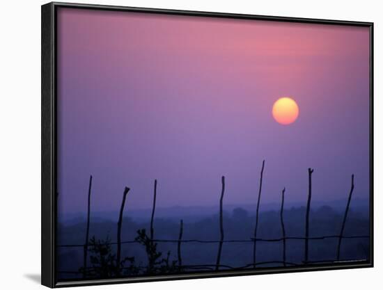 Sunsets Over the Fields, Ethiopia-Janis Miglavs-Framed Photographic Print