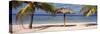 Sunshade on the Beach, La Boca, Cuba-null-Stretched Canvas