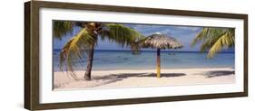 Sunshade on the Beach, La Boca, Cuba-null-Framed Photographic Print