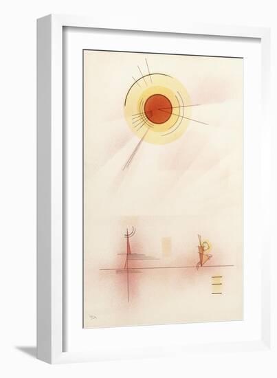 Sunshine, 1929-Wassily Kandinsky-Framed Giclee Print