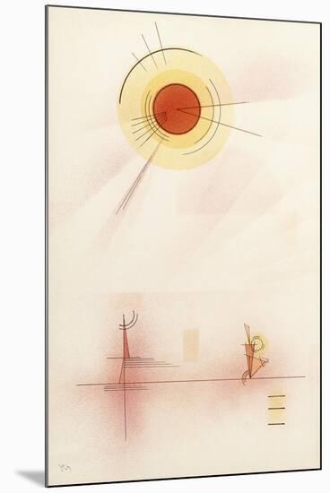 Sunshine, 1929-Wassily Kandinsky-Mounted Giclee Print