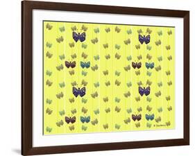 Sunshine And Butterflies-Sartoris ART-Framed Giclee Print