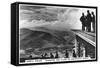 Sunshine and Clouds on Snowdon's Summit, North Wales, 1936-null-Framed Stretched Canvas