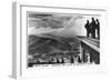 Sunshine and Clouds on Snowdon's Summit, North Wales, 1936-null-Framed Premium Giclee Print