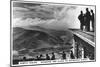 Sunshine and Clouds on Snowdon's Summit, North Wales, 1936-null-Mounted Premium Giclee Print