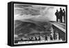 Sunshine and Clouds on Snowdon's Summit, North Wales, 1936-null-Framed Stretched Canvas