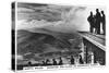 Sunshine and Clouds on Snowdon's Summit, North Wales, 1936-null-Stretched Canvas