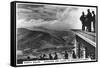 Sunshine and Clouds on Snowdon's Summit, North Wales, 1936-null-Framed Stretched Canvas