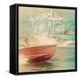 Sunshine and Lake Water-The Saturday Evening Post-Framed Stretched Canvas