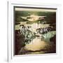 Sunshine and Lake Water-The Saturday Evening Post-Framed Giclee Print