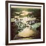 Sunshine and Lake Water-The Saturday Evening Post-Framed Giclee Print