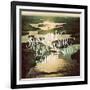 Sunshine and Lake Water-The Saturday Evening Post-Framed Giclee Print