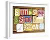 Sunshine And Sandy Beaches-null-Framed Art Print