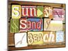 Sunshine And Sandy Beaches-null-Mounted Art Print