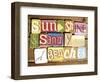 Sunshine And Sandy Beaches-Norfolk Boy-Framed Art Print