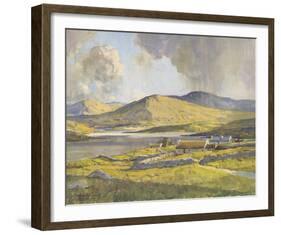 Sunshine and Shadow, Anure, County Donegal-Maurice Wilks-Framed Giclee Print