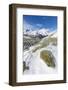 Sunshine and snow at Alpe Fora with Monte Disgrazia in the background, Malenco Valley, Province of -Roberto Moiola-Framed Photographic Print