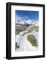 Sunshine and snow at Alpe Fora with Monte Disgrazia in the background, Malenco Valley, Province of -Roberto Moiola-Framed Photographic Print