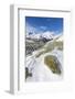 Sunshine and snow at Alpe Fora with Monte Disgrazia in the background, Malenco Valley, Province of -Roberto Moiola-Framed Photographic Print