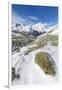 Sunshine and snow at Alpe Fora with Monte Disgrazia in the background, Malenco Valley, Province of -Roberto Moiola-Framed Photographic Print