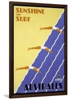 Sunshine and Surf Australia-null-Framed Giclee Print