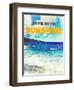 Sunshine and Waves I-Bruce Nawrocke-Framed Art Print