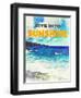 Sunshine and Waves I-Bruce Nawrocke-Framed Art Print