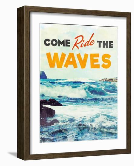 Sunshine and Waves II-Bruce Nawrocke-Framed Art Print